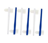 HAPINARY Spazzolino da Denti per Protesi Adulti Doppia Testa Set da 6 Pezzi Spazzolino Piccolo Setole Morbide Pulizia Orale per Dentiera e Igiene Quotidiana