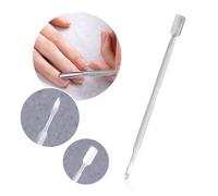HAPINARY Spingi Cuticole Per Unghie Bastoncino Pulizia Unghie Strumento Nail Art Rimuovi Pelle Morta Lucidante Manicure Acciaio Inossidabile Doppio Faccia