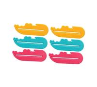 HAPINARY Spremi Dentifricio Morsetti Per Spremere 6 Pezzi Estrusore Dentifricio Rotante Clip Colore Casuale Sicuro E Durevole Da Usare