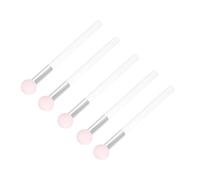 HAPINARY Spugne a Fungo Per Trucco Correttore Set 5 Pezzi Piccoli Manico in Legno Doppia Funzione Bagnata e Asciutta Per Uso Quotidiano e Professionale