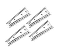 HAPINARY Staffa Zincata per Divano 4 Paia in Ferro 12cm Connettori per Unione Modulare e Stabilizzazione Mobili