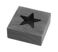 HAPINARY Stampo in Grafite per Fusione A Forma di Stella Resistente alle Temperature Estreme per Oro Argento Rame Ferro E Alluminio