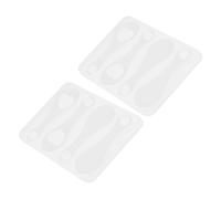 HAPINARY Stampo Silicone per Gettoni Carrello Spesa 2 Pezzi, Piccolo Stampo per Portachiavi Diy, Materiale Flessibile Sicuro per Creazioni Artigianali e Regali Personalizzati