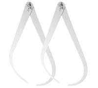 HAPINARY Strumenti per Ceramica e Terracotta 2 Pezzi Calibro in Acciaio Inossidabile Gamba Piegata per Scolpire Argilla e Rifinire Sculture, Utensili Precisi per Modellazione Argilla