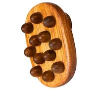 HAPINARY Strumento Di Massaggio in Legno Corpo Pennello Da Massaggio Scrubber Minimassaggio Bastoncino Da Massaggio Mano Strumento Di Massaggio Facciale Penna Attrezzo Guanto Gadget
