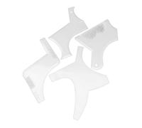HAPINARY Strumento Per Modellare Attaccatura Chioma Uomo 4 Pezzi Set Forniture Per Barbiere Guida Taglio Fibra Design Applicatore Strumento Professionale