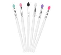 HAPINARY Strumento Set Per Ombretto Occhi Pennello Per Ombretto Da Trucco in Silicone Sfumino E Applicatore Paillettes Grandi Per Applicazione Precisa E Facile Trasporto