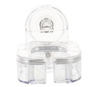 HAPINARY Supporto Asciugacapelli Da Parete Con Ventosa Trasparente Porta Phon Rimovibile e Riutilizzabile Per Organizzare Asciugatori Ferro Arricciacapelli e Accessori Da Bagno