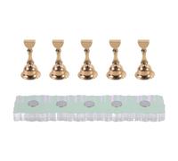 HAPINARY Supporto per Unghie in Acrilico Trasparente Leggero per Esercitazioni Nail Art, Base Compatta per Scuole di Nail Art e Uso Domestico