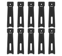 HAPINARY Supporto Posteriore Autoadesivo per Cornici Cavalletto Trapezoidale, Set da 10 Pezzi Nero, Piedistallo Resistente per Esposizione Foto 5-8 Pollici, Accessorio Versatile per Album