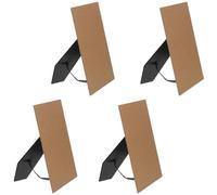 HAPINARY Supporto Posteriore per Cornice per Foto da 4 Pezzi - Supporto Posteriore a cavalletto da 7,9" x 5,9" per Staffa per Cornice per Foto - per Pannello di in MDF Nero per riparazioni