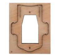 HAPINARY Taglierina per Sacchetti di Carta Porta Carte Fustella per Forme in Pelle Stampo per Taglio Legno Utensili per Pelletteria Taglierina per Forme in Pelle