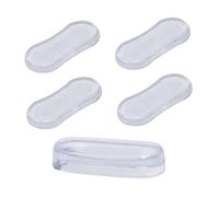HAPINARY Tamponi Paracolpi Per Wc 5 Pezzi Guarnizioni Autoadesive Antiscivolo in Silicone Trasparente Cuscinetti Per Copriwater Facili Da Installare Protezione Silenziosa Per Del Water