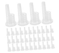 HAPINARY Tappi di Chiusura per Bottiglie di Olio Essenziale 100 Pezzi 18 Filetti Contagocce Interno in Plastica Dosatore per Aromaterapia Uso Personale e Fai da Te