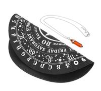 HAPINARY Tavola Divinatoria in Gomma Tavola Pendolo Decorativa Accessorio Divinatorio Con Ciondolo Strumento Divinatorio Per Decisioni Forniture Divinatorie Per Casa e Ufficio