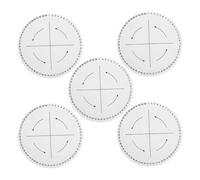 HAPINARY Tavola Intrecciata Piastra Rotonda 64 Slot per Tessitura di Braccialetti Strumento per Intrecciare Fili E Perline Forniture per Gioielli Fai da Te