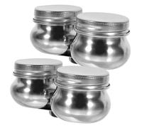 HAPINARY Tazza per Tavolozza a Olio in Acciaio Inossidabile 2 Pezzi Contenitore Professionale per Pittura a Olio Facile da e Riutilizzabile per