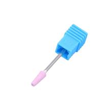 HAPINARY Testina Strumento per Lucidare e Rimodellare per Manicure in Quarzo e Corindone per Trapano per Modellare Unghie Resistente alla Ruggine, Accessorio per Nail Art Colore Casuale