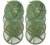 HAPINARY Trappola Professionale per Pesce e Aragosta in Nylon e Tessuto, Rete da Pesca Pieghevole 2 Pezzi per Cattura Gamberetti e Aragoste, Accessori la Pesca in Acqua Dolci e Marine