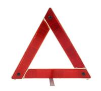 HAPINARY Triangolo di Sicurezza Rosso per Auto Struttura in Plastico e Metallo, Alta visibilità e Resistente, per Situazioni di Emergenza Stradale e Parcheggio Laterale