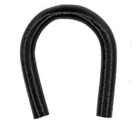 HAPINARY Tubo Estensibile per Aria Condizionata e Riscaldatore Auto, in Plastica Nera Alta Elasticità e Resistenza, per Canalizzazione Aria Calda e Ventilazione