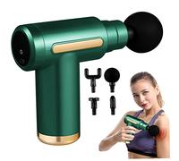 HAPINARY Usb Mini Muscolare Portatile Con Testine Per Massaggio Profondo Dispositivo Di Relaxazione Muscolare Percussione Per Uso Domestico e Sportivo