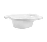 HAPINARY Vasca da Bagno Sitz Bath per Sedile Wc in Pp Bianco, Ampio e Antiscivolo, Lavandino per Donne in Gravidanza e Postoperatorio, Ausilio Igienico per Femminile Quotidiana