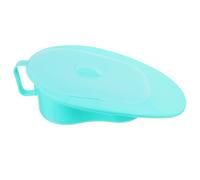 HAPINARY Vasino da Letto per Anziani con Coperchio Resistente Design Ergonomico per Pazienti Allettati e Uso Ospedaliero Portatile e Facile da Pulire Verde