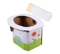 HAPINARY Vasino Pieghevole Per Con Sacchetti Per Spazzatura Riduttore Per Vasino Portatile e Compatto Per Viaggi Auto e Campeggio