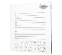 HAPINARY Vassoio Per Innesto Ciglia in Acrilico Strumento Ausiliario Per Extension Ciglia