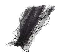 HAPINARY Velo Da Sposa Nero Fiocco Velo Gotico in Rete Copricapo Per Matrimoni Accessorio Per Feste E Cosplay