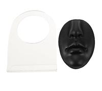 HAPINARY Viso Flessibile per Esercitazione Piercing al Naso e Bocca con Supporto, Facciale Finto per Formazione Professionale e Visualizzazione Strumenti di Piercing