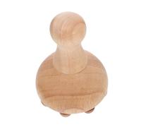 HAPINARY Wood Meridian Brush con Perle in Legno Naturale Bastone Massaggiante Manuale per Muscoli Stimolazione Acupressione e Rilassamento Corpo e Capelluto Strumento Portatile