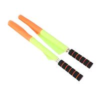 Hapivida 2PCS Bandiere Guardalinee, Bandiera Guardalinee Sportiva Bandiera Arbitro Impermeabile con Custodia Bandiere a Scacchi Rosse e Gialle per Partite Sportive Calcio Calcio Hockey Allenamento