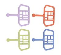 Hapivida 4 Pezzi Ciuccio Silicone Neonato, Giocattolo Massaggia Gengive Sollievo Dentizione, Gioco Pallone Calcio per Bambini 6-12 Mesi