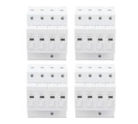 Hapivida, 4 Pezzi Protettore di Sovratensioni DIN Rail 4P 40KA Dispositivo di Protezione da Sovratensioni a Bassa Tensione, per Sistemi Elettrici, Design Modulare, Montaggio su Gui