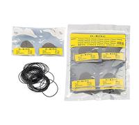 Hapivida 950 Pezzi o Guarnizione Orologio Anello, Orologio Accessori Anelli a Prova di Acqua In Gomma Guarnizione del Coperchio Posteriore Guarnizione Strumento di Riparazione (0,6 mm)