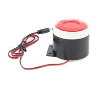 Hapivida Allarme per Casa, di Sicurezza con Sirena da 110 dB, 12V CC, Mini Sirena Cablata con Suono Forte, per la Protezione della Proprietà e delle Valigie