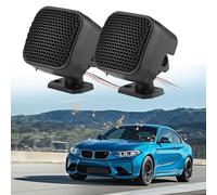 Hapivida Auto Audio Tweeter, Mini Altoparlanti Stereo Quadrati ad Alta Potenza 500W, Materiale Plastico Resistente, Facile da Installare per Porte Auto, Cruscotto, Pannello Bagaglio