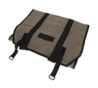 Hapivida Borsa Porta Legna Impermeabile, Utilizzo Doppio, Canvas Rinforzato, Portatile, Leggera, Facile da Pulire e Ripiegare per Camino, Stufa a Legna, Interno ed Esterno