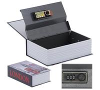 Hapivida Cassaforte a Libro, Mini Cassaforte Portavalori con Blocco a Combinazione, Design Realistico per Dizionario, Materiale Robusto, per Casa Ufficio Scuola