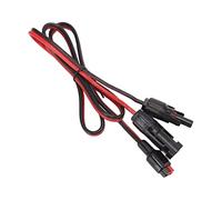 Hapivida Cavo Adattatore da Solare a Batteria 30A in Rame, Connettore di Ricarica Anderson 12AWG 1.0m per Biciclette Elettriche Carrelli Elevatori