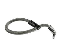 Hapivida Cinghia da polso per telecamera, filo in nylon rotondo cinghiala della fotocamera antide -persi in montagna intrecciata per una singola fotocamera DSLR (Grigio)