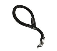 Hapivida Cinghia da polso per telecamera, filo in nylon rotondo cinghiala della fotocamera antide -persi in montagna intrecciata per una singola fotocamera DSLR (Nero)