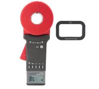 Hapivida ETCR2100A+ Tester Digitale di Resistenza di Terra a Pinza Rotonda, Misuratore di Resistenza Elettrica con Autotest 0.5s, Gamma 0.01-200Ω, Allarme Luce e Buzzer per Elettri