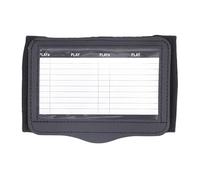 Hapivida Fascia Allenamento Calcio con Lavagnetta Trasparente, Guida Tattica Copertura Trasparente Lavagna Insegnamento, Fascia Polso Assistente per Bambini Adulti Sport