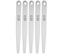 Hapivida Feeler Gauge, strumento di misurazione in acciaio inossidabile 0.2/0.3 mm per saldatura e ispezione, 5 pezzi (0,2)