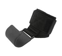 Hapivida Ganci per Sollevamento Pesi, Ganci in Acciaio Solido con Rivestimento in Gomma Antiscivolo, Design Confortevole per Palestra, Bodybuilding, Fitness, Allenamento della Forza, Nero