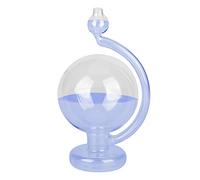 Hapivida Home Meteo Vetro Decorazione Previsione Bottiglia Predettore Barometro Decorazione Blu 15 cm 5.9 pollici Souvenir unico per scrivania