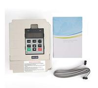 Hapivida Inverter Miniatura, Convertitore Frequenza Monofase Ingresso Uscita Trifase Bianco, per Pompa Acqua Ventilatore Automazione Industriale (2,2 kW)